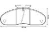 BENDIX 571885B Brake Pad Set, disc brake
